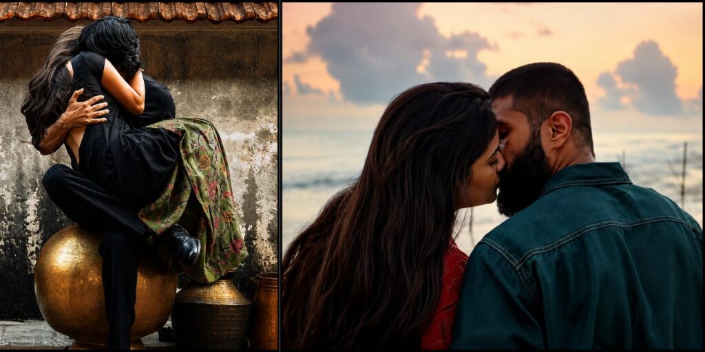 Bhagyashri Borse Kiss