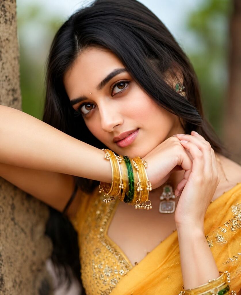 Bhagyashri Borse Saree Pics/Photots