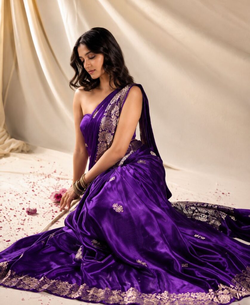 Bhagyashri Borse Saree Pics/Photots